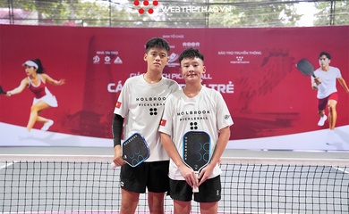 Minh Đại - Hữu Phúc ngược dòng nghẹt thở, vô địch U14 đôi nam