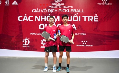 Nhà vô địch U18 đôi nam chia sẻ bí quyết sau chức vô địch tại Vòng loại 2