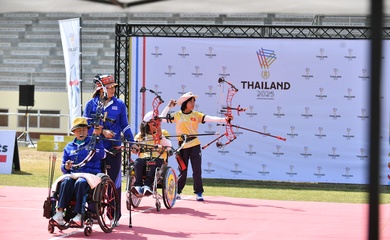 Tiếc cho cặp cung thủ nữ Biện Thị Chung – Huỳnh Thị Hạnh: Dẫn 6 điểm vẫn hụt HCV phút chót tại ASEAN Para Games 13