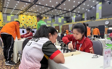 Cờ vua Việt Nam thống trị Đông Nam Á, đường đua xanh bùng nổ ngày vàng tại Para Games 13
