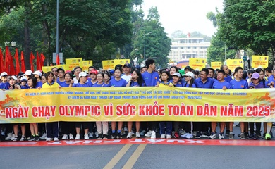 Hàng ngàn người tại TP.HCM tham gia Ngày chạy Olympic 2025