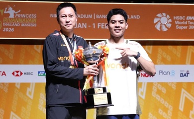 "Cơn lốc" cầu lông Indonesia tại Thailand Masters 2026: Giành 4 danh hiệu, khẳng định vị thế số 1