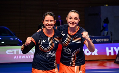 Lịch sử gọi tên Margot Lambert / Camille Pognante khi trở thành Đôi nữ Pháp đầu tiên vô địch Super 500 ở HYLO Open 2025