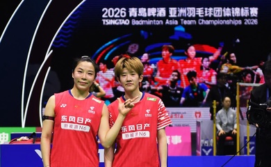 Kết quả cầu lông châu Á 2026: Tuyển nữ Malaysia thất thủ trước "Vạn Lý Trường Thành" Trung Quốc