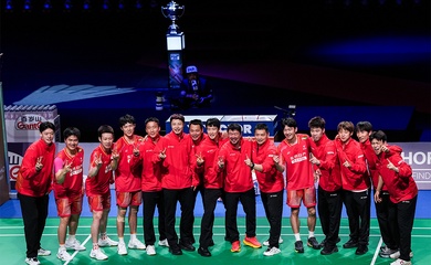 Vượt qua khủng hoảng thượng tầng, cầu lông nam Trung Quốc lần thứ 12 lên ngôi vô địch thế giới