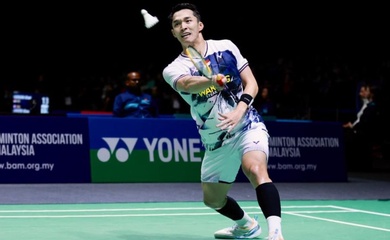 Giải cầu lông Malaysia Mở rộng 2026: Jonatan chiến thắng, Alwi về nước sớm