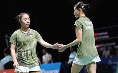 Cầu lông Singapore International Series 2026: Đôi nữ Phạm Thị Khánh – Phạm Thị Diệu Ly "đơn độc" vào tứ kết