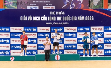 Giải trẻ quốc gia 2026 hé lộ lớp kế cận giàu tiềm năng của cầu lông Việt Nam