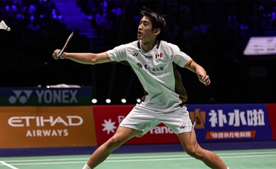 Victor Lai thắng dễ Jonatan Christie ngay lần đầu đấu chung kết đơn nam Indonesia Open Super 1000