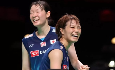Đôi nữ Fukushima và Matsumoto vô địch Indonesia Open 2026 khi lật đổ số 1 thế giới