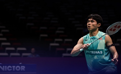 Justin Hoh "phục kích" nhà vô địch Lin Chun-Yi ở giải cầu lông Taipei Open