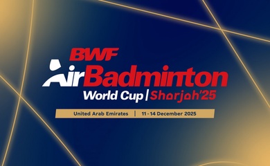 Hà Lan thay thế Venezuela tại giải cầu lông ngoài trời BWF AirBadminton World Cup 2025