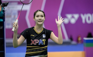 "Tiểu tiên nữ" Pitchamon Opatniputh tranh vô địch giải cầu lông Taipei Open 2025