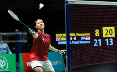 Indonesia lại nhận huy chương bạc Cầu lông Đồng đội Nữ SEA Games sau chung kết thua Thái Lan