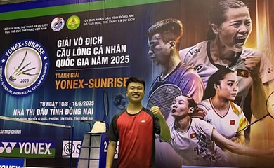 Trực tiếp cầu lông Giải Vô Địch Cá nhân Quốc Gia 2025 tối ngày 11/08