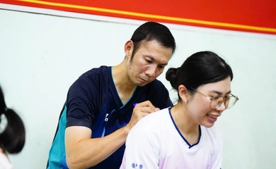 Nguyễn Tiến Minh cùng các hạt giống thắng tưng bừng ở Giải cầu lông Vô địch Cá nhân Quốc Gia 2025