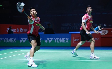 Sabar và Reza "hủy diệt" đối thủ tại giải cầu lông India Open 2026: Thẳng tiến vòng 2 và nhắm tới quỹ tiền thưởng 25 tỷ đồng