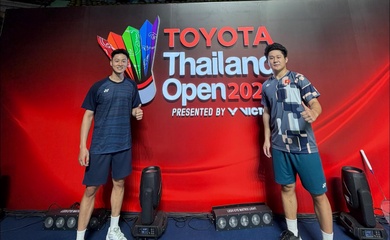Nguyễn Đình Hoàng và Trần Đình Mạnh giành vé vào vòng đấu chính cầu lông Thailand Open 2026