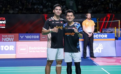 Cầu lông Thailand Open 2026: Đôi nam Indonesia lật đổ hạt giống số 1 để giành ngôi vô địch