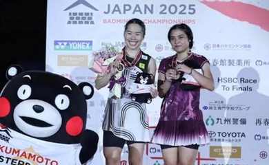 Cầu lông Thái Lan giành 2 danh hiệu tại Kumamoto Masters Japan 2025 có quỹ thưởng 12,5 tỷ đồng