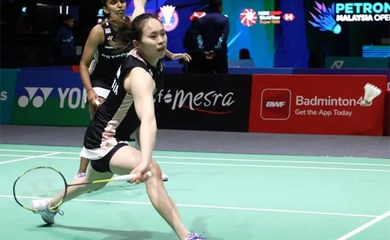 Pearly Tan tiếp tục vắng mặt tại cầu lông Malaysia Masters 2026 vì chấn thương lưng tái phát