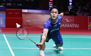 Anthony Ginting không lo lắng khi phải bắt đầu lại từ vòng loại giải cầu lông Indonesia Masters 2026