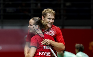 Mads Vestergaard tiếp tục bay bổng ở giải cầu lông Malaysia Masters 2025