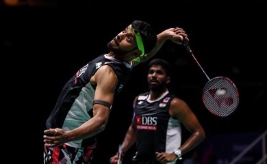 Giải vô địch cầu lông châu Á 2026: Đôi nam số 1 Ấn Độ Satwik-Chirag rút lui và bài toán bảo tồn "tài sản" vận động viên