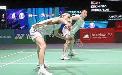 Đôi nam cầu lông số 2 thế giới Aaron Chia – Soh Wooi Yik quyết tâm xóa dớp tại Đức mở rộng