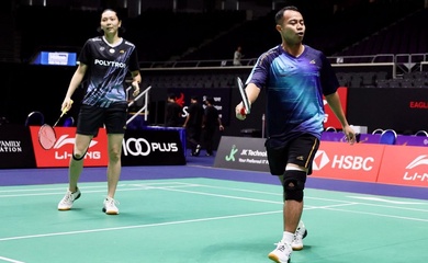 Rehan/Gloria tái hợp tại cầu lông Singapore Open 2026 sau 9 tháng chấn thương