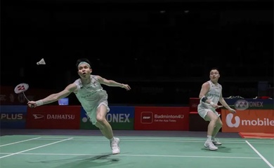 Aaron Chia-Soh Wooi Yik tiến vào tứ kết cầu lông Singapore Open sau chiến thắng trước cặp đôi người Anh