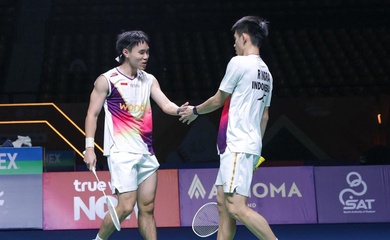 Thailand Masters 2026: Cầu lông Indonesia chắc chắn vô địch đôi nam với trận chung kết nội bộ