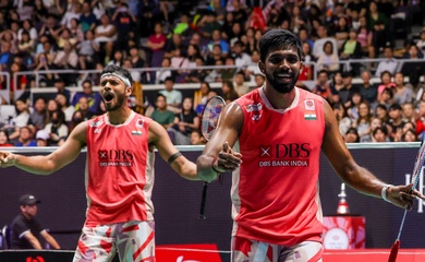 Chirag Shetty và Satwiksairaj Rankireddy cuối cùng cũng không bị loại sớm ở giải cầu lông Singapore Open