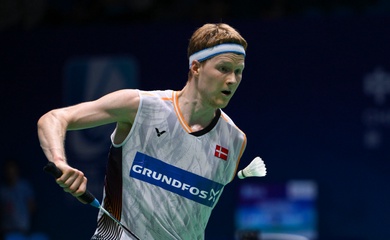 Anders Antonsen vào bán kết giải cầu lông Malaysia Open gặp số 1 thế giới Shi Yu Qi