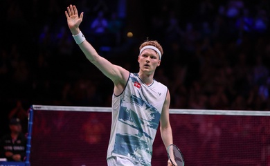 Anders Antonsen giành quyền vào vòng 16 tại giải cầu lông Thailand Open 2026