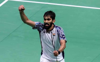 Giải cầu lông đồng đội châu Á 2026: Cựu số 1 thế giới Kidambi Srikanth giải cứu đội nam Ấn Độ trước Singapore