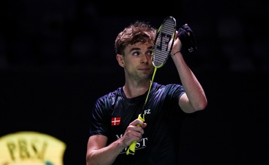 Các tay vợt Đan Mạch khởi đầu tuyệt vời tại giải cầu lông India Open khi Rasmus Gemke đánh bại huy chương đồng Olympic