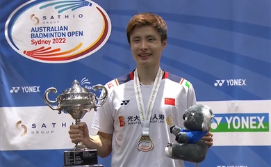Kết quả cầu lông mới nhất 20/11: Shi Yuqi vô địch Australian Open 2022
