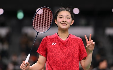 Trực tiếp cầu lông India Open 2025 ngày 17/01: "Thần đồng" Tomoka Miyazaki so tài cùng số 2 thế giới Wang Zhi Yi