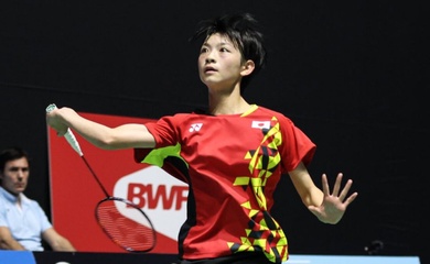 Nguyễn Thùy Linh thua "thần đồng" cầu lông Nhật ở Singapore Open 2024