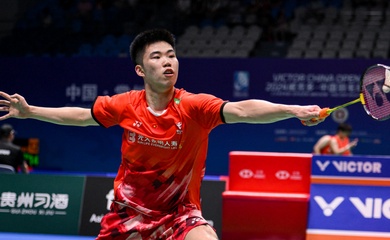 Weng Hong Yang thắng sốc top 5 thế giới cầu lông Anders Antonsen ở VICTOR China Open 2024