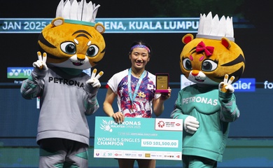 Malaysia Open 2025: Khởi đầu suôn sẻ cho số 1 thế giới đơn nữ cầu lông An Se Young