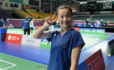 Tay vợt nữ cầu lông số 1 Việt Nam Nguyễn Thùy Linh vượt qua vòng đầu Đức mở rộng 2024