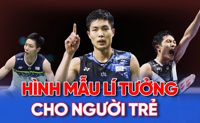 Lão tướng cầu lông Chou Tien Chen  - Hình mẫu lý tưởng cho các tay vợt cầu lông trẻ