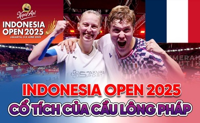 Indonesia Open 2025 hay chuyện cổ tích của cầu lông Pháp