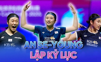 An Se-young lập kỷ lục cầu lông ở Indonesia Open