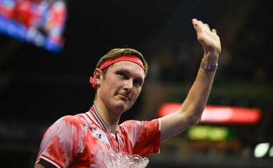 Cựu số 1 cầu lông thế giới Viktor Axelsen đã "mài sắc" kiếm tại Hong Kong Open 2024