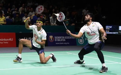 Satwiksairaj Rankireddy và Chirag Shetty loại Goh Sze Fei và Nur Izzuddin tại Bán kết cầu lông Thailand Open 2026