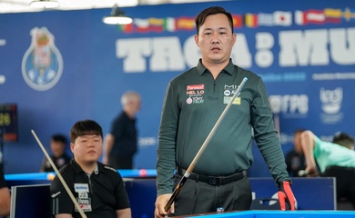 Đào Văn Ly "gánh team" Việt Nam tại Giải billiard 3C Porto World Cup 2025