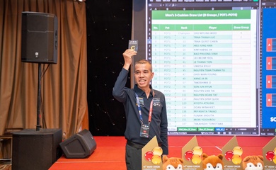 Lễ bốc thăm Giải Billiards Carom vô địch châu Á 2026: Trần Quyết Chiến vào bảng đấu kịch tính